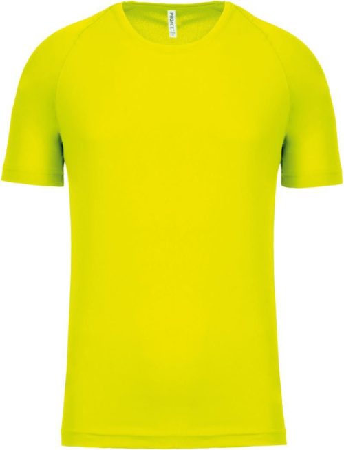 Herren Sport Shirt PA 438 – Kariban ProAct in Fluorescent Yellow
