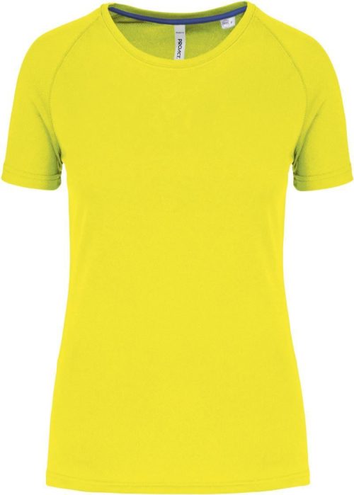 Damen Sport Shirt PA 4013 – Kariban ProAct in Fluorescent Yellow