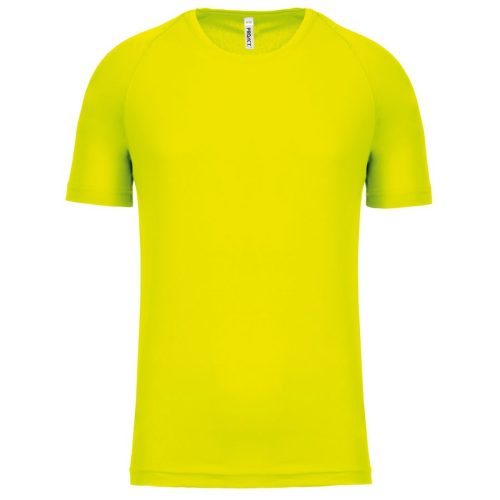 Kinder Basic Sport Funktionsshirt Kurzarm PA445 – Proact in Fluorescent Yellow