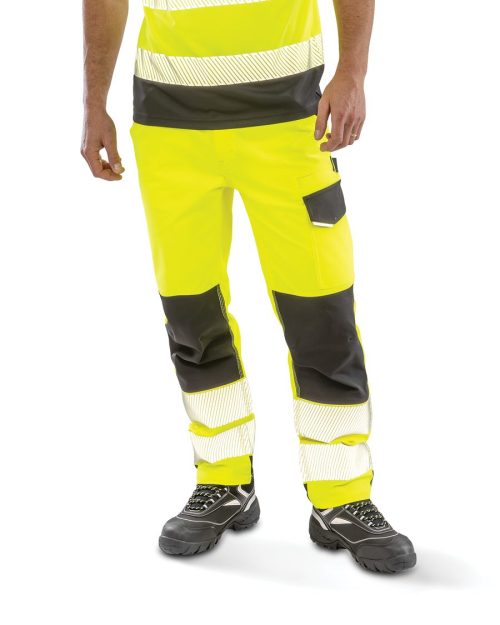 Sicherheitshose Safe-Guard mit Recyclingmaterial R517X – Result in Fluorescent Yellow