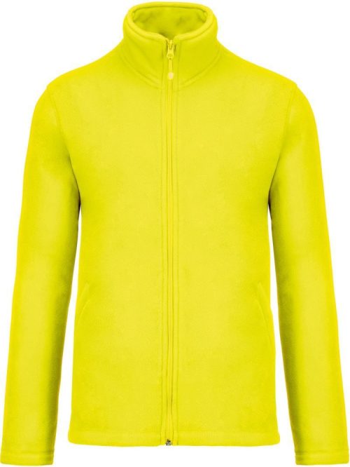 Microfleece Jacke "Falco" K 911 – Kariban in Fluorescent Yellow