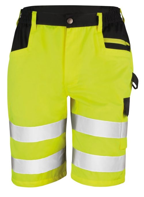 Cargo-Sichheitsshorts R328X – Result in Fluorescent Yellow