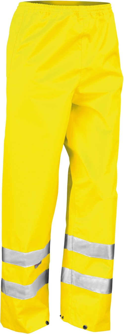 High-Viz Trousers R022X – Result in Fluorescent Yellow