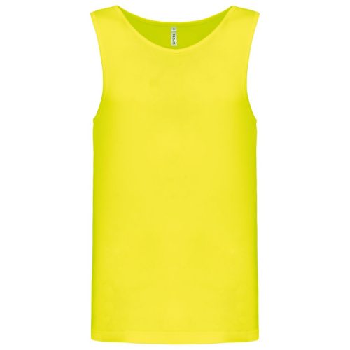 Herren Basic Sport Funktionsshirt ärmellos PA441 – Proact in Fluorescent Yellow