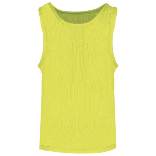 Leibchen aus leichtem Netzstoff für Kinder PA047 – Proact in Fluorescent Yellow