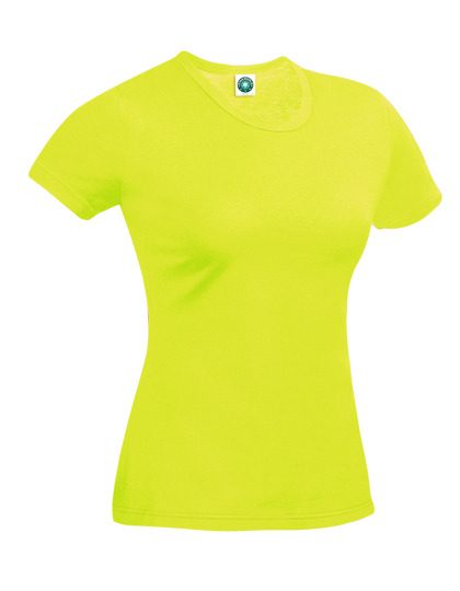 Ladies´ Performance T-Shirt – Starworld in Fluorescent Yellow