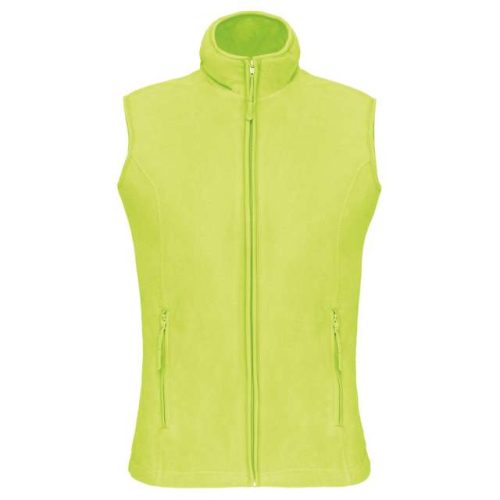 Melodie - Ladies' Microfleece Gilet – Kariban in Fluorescent Yellow