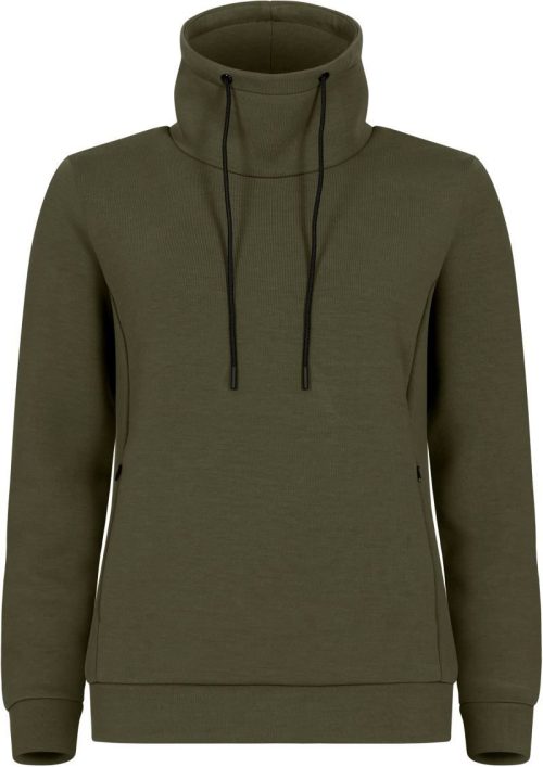 Damen Sweater Hobart Sweater Women – Clique in Fog Green