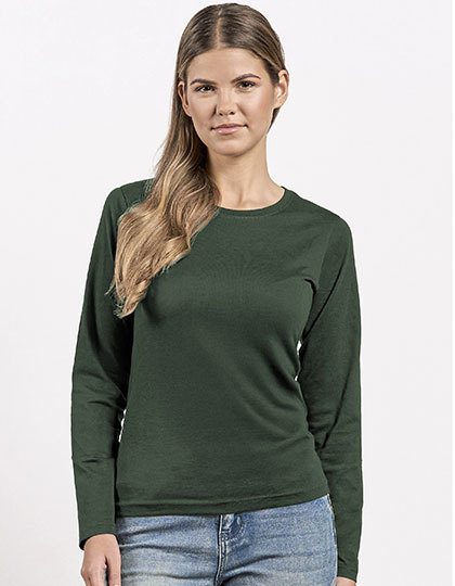 Women´s Premium-T Longsleeve – Promodoro in Forest