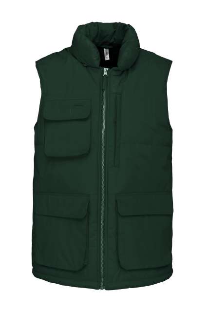 Quilted Bodywarmer – Designed To Work in Forest Green