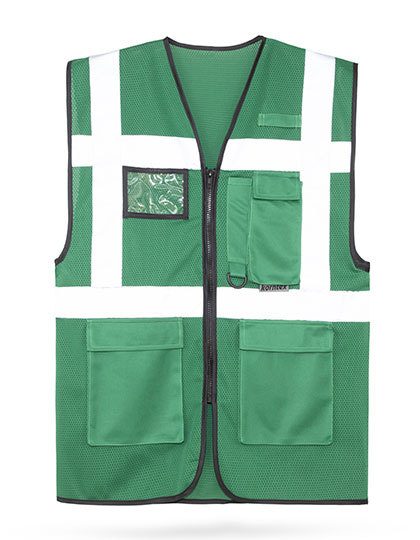 Mesh Executive Vest "larisa" – Korntex in Forest Green