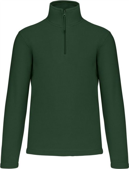 Microfleece Pullover mit 1/4 Zip "Enzo" K 912 – Kariban in Forest Green
