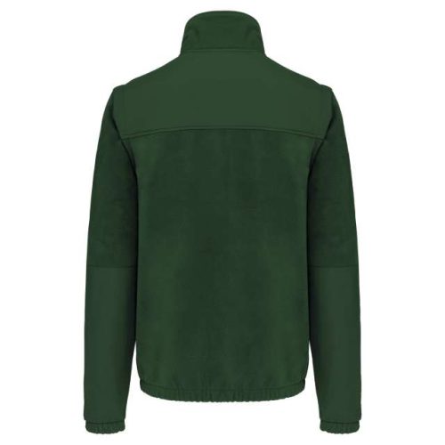 Fleece Jacket With Removable Sleeves – Designed To Work in Forest Green