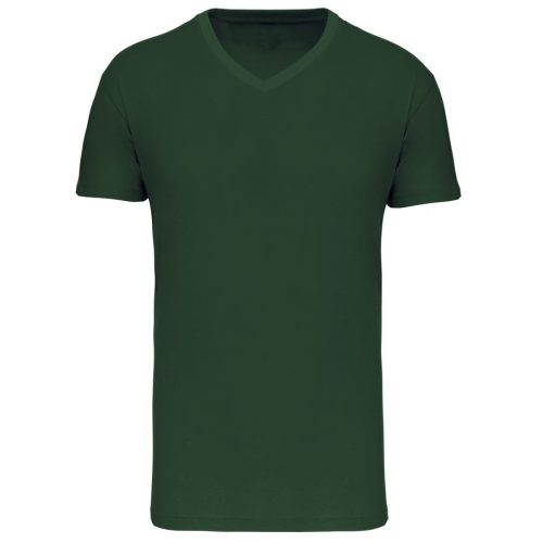 Herren-T-Shirt Bio 150 IC mit V-Ausschnitt K3028IC – Kariban in Forest Green