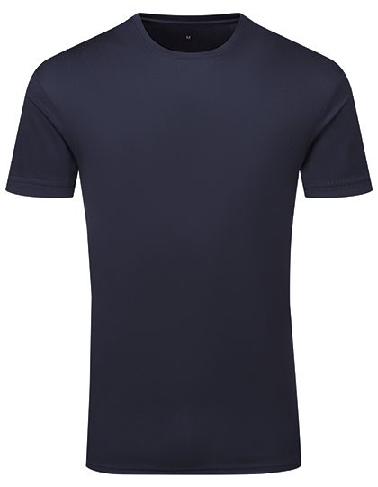 TriDri® Ion-Charge recycled textured tee – TriDri® in French Navy