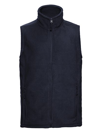 Men´s Outdoor Fleece Gilet – Russell Athletic in French Navy