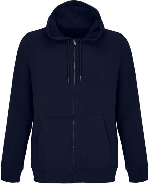Schwere Unisex Kapuzen Sweatjacke Calipso – SOL'S in French Navy