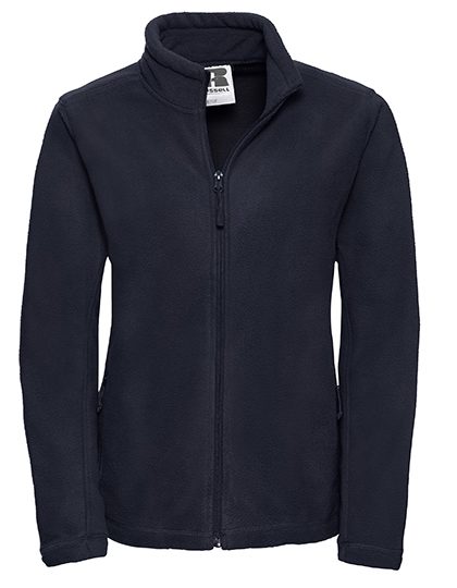 Ladies´ Full Zip Outdoor Fleece – Russell Athletic in French Navy