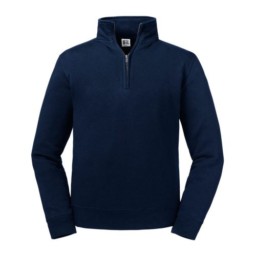 Sweatshirt mit Reißverschlusskragen Authentic 270M – Russell in French Navy