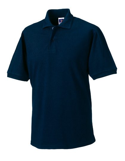 Hardwearing Polycotton Polo – Russell Athletic in French Navy