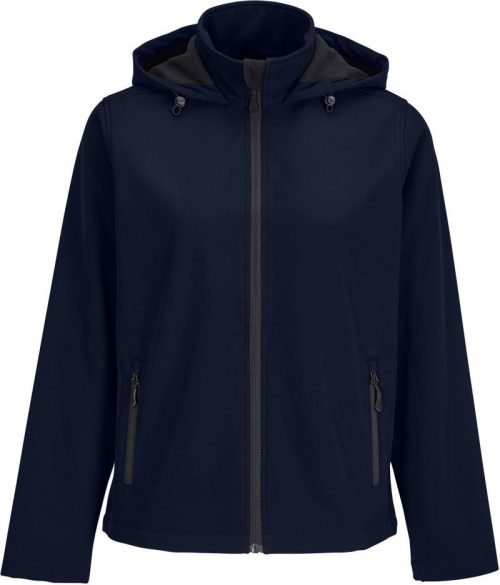 Damen 2-Lagen Kapuzen Softshell Jacke Race Hooded Women – SOL'S in French Navy
