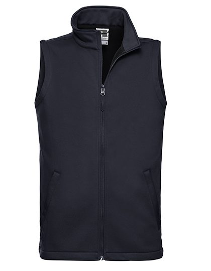 Men´s Smart Softshell Gilet – Russell Athletic in French Navy