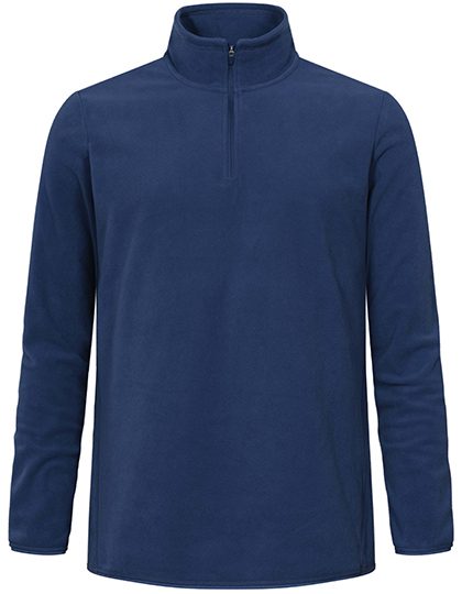 Men´s Recycled Fleece Troyer – Promodoro in French Navy