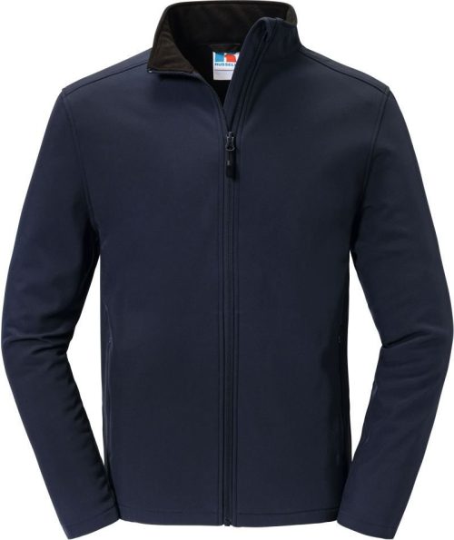 Herren 2-Lagen Softshell Jacke "Essential" 420M – Russell Athletic in French Navy