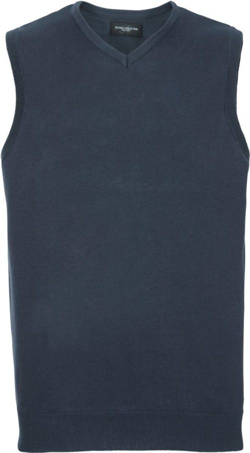 V-Ausschnitt Strickpullunder 716M – Russell Athletic in French Navy