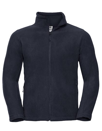 Men´s Full Zip Outdoor Fleece – Russell Athletic in French Navy