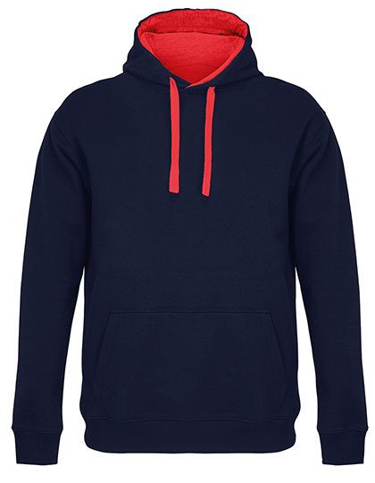 Unisex Hooded Sweatshirt Cameron – SOL´S in French Navy/Bright Red