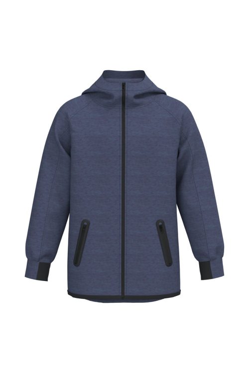 Kinder Performance-Kapuzenjacke PA398 – Proact in French Navy Heather