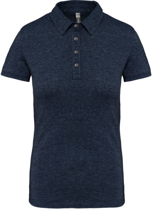 Damen Jersey Polo K 263 – Kariban in French Navy Heather
