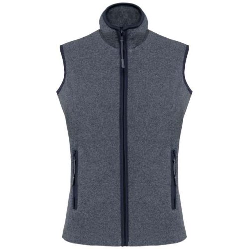 Melodie - Ladies' Microfleece Gilet – Kariban in French Navy Heather