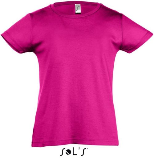 Mädchen T-Shirt Cherry – SOL'S in Fuchsia