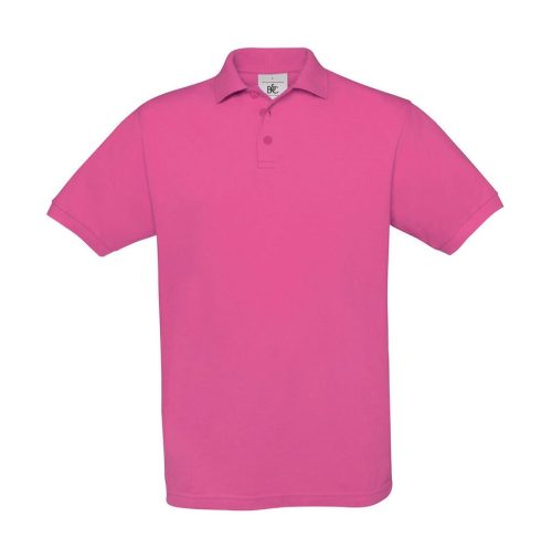 Safran men's polo shirt PU409 – B&C in Fuchsia