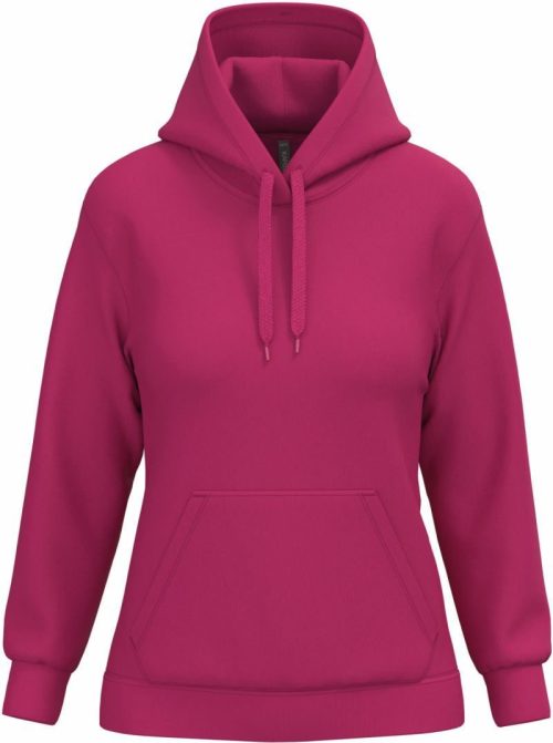 Damen Kapuzen Sweater K 473 – Kariban in Fuchsia
