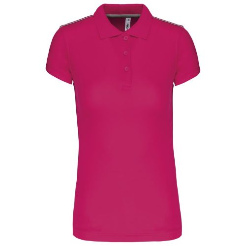 Kurzarm Damen Polo Quick Dry PA481 – Proact in Fuchsia