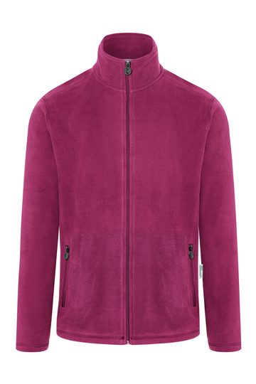 Herren Fleece-Hybrid Jacket – Karlowsky in Fuchsia (Ca. Pantone 689C)