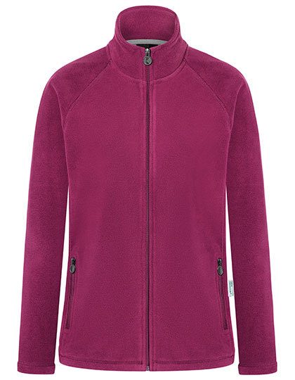 Damen Fleece-Hybrid Jacket – Karlowsky in Fuchsia (Ca. Pantone 689C)