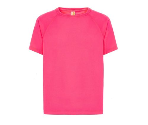 Men´s Sport T-Shirt – JHK in Fuchsia Fluor