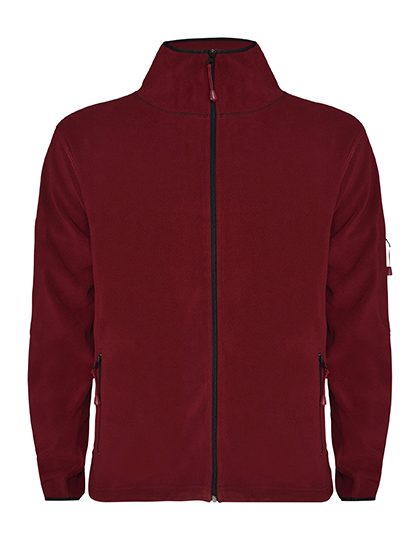 Men´s Luciane Microfleece Jacket – Roly in Garnet Red 57