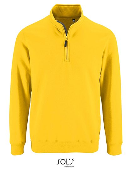 Men´s Zip High Collar Sweatshirt Stan – SOL´S in Gold