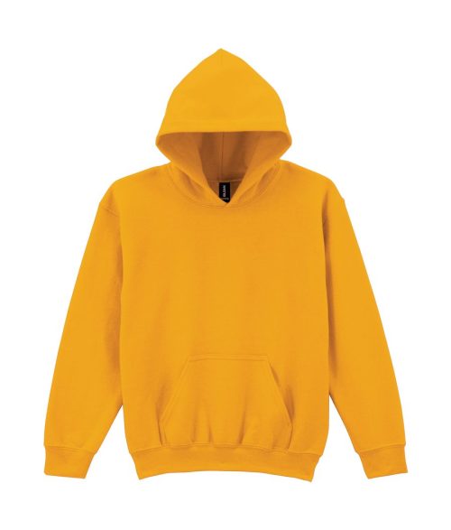 Heavy Blend™ Youth Hooded Sweatshirt – Gildan in Gold
