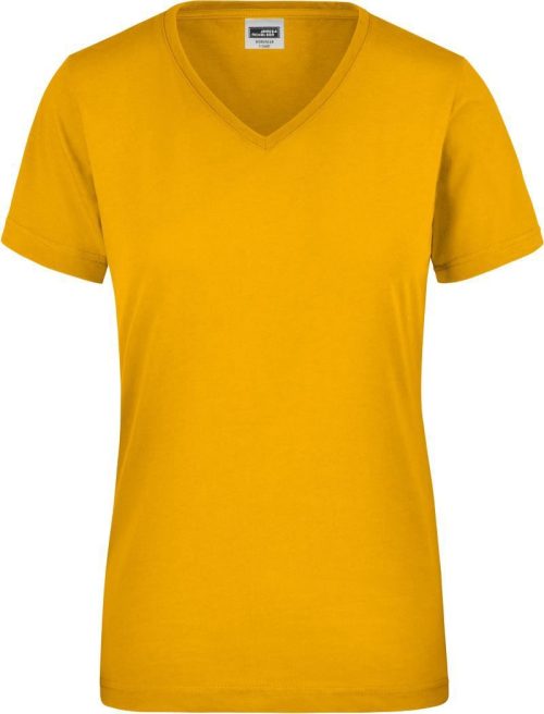 Damen Workwear T-Shirt JN 837 – Daiber in Gold Yellow