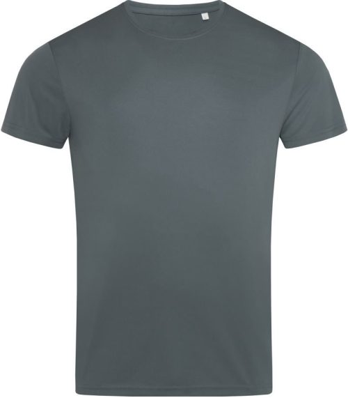 Herren Interlock Sport T-Shirt Sports-T Men – Stedman in Granite Grey