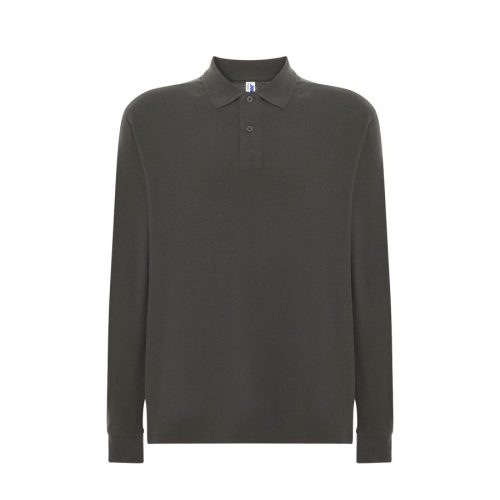 Man Regular Long Sleeve Polo PORA210LS – JHK in Graphite