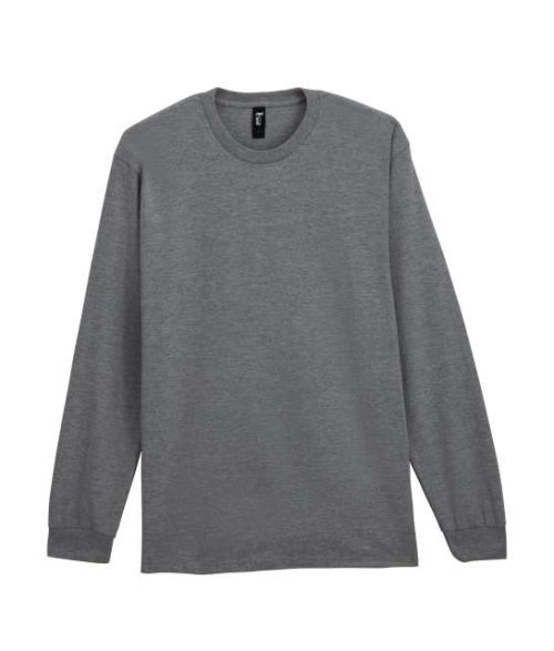 Hammer Adult Long Sleeve T-Shirt – Gildan in Graphite Heather