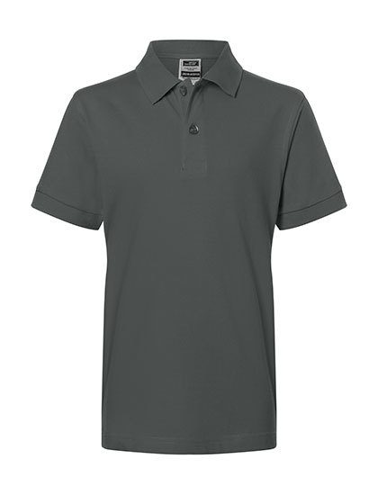 Junior Classic Polo – Daiber in Graphite (Solid)