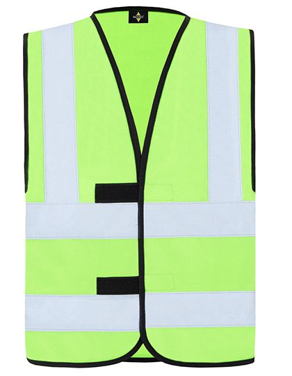 Safety / Functional Vest "hannover" - Four Reflective Stripes – Korntex in Green